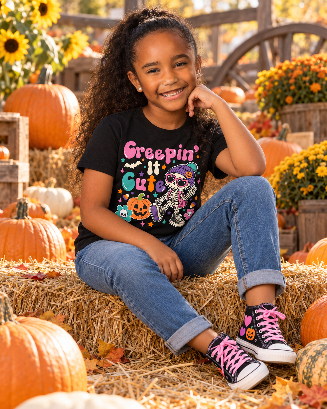Spooky Pop Kids Halloween PNG Bundle | 8 Designs + 5 Bonus Characters