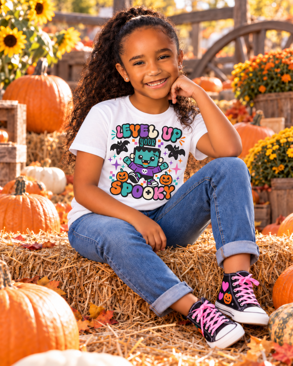 Spooky Pop Kids Halloween PNG Bundle | 8 Designs + 5 Bonus Characters