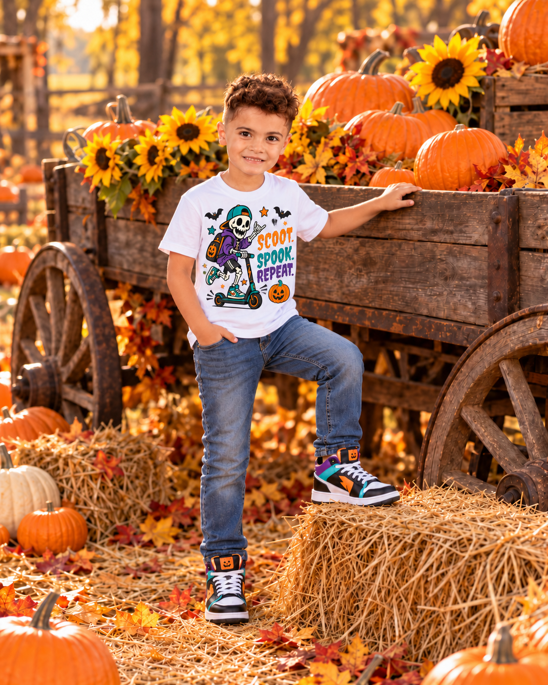 Spooky Pop Kids Halloween PNG Bundle | 8 Designs + 5 Bonus Characters