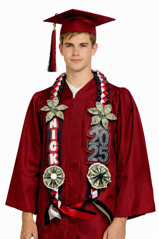 Graduation Money Lei - Personalized Class of 2026 Gift