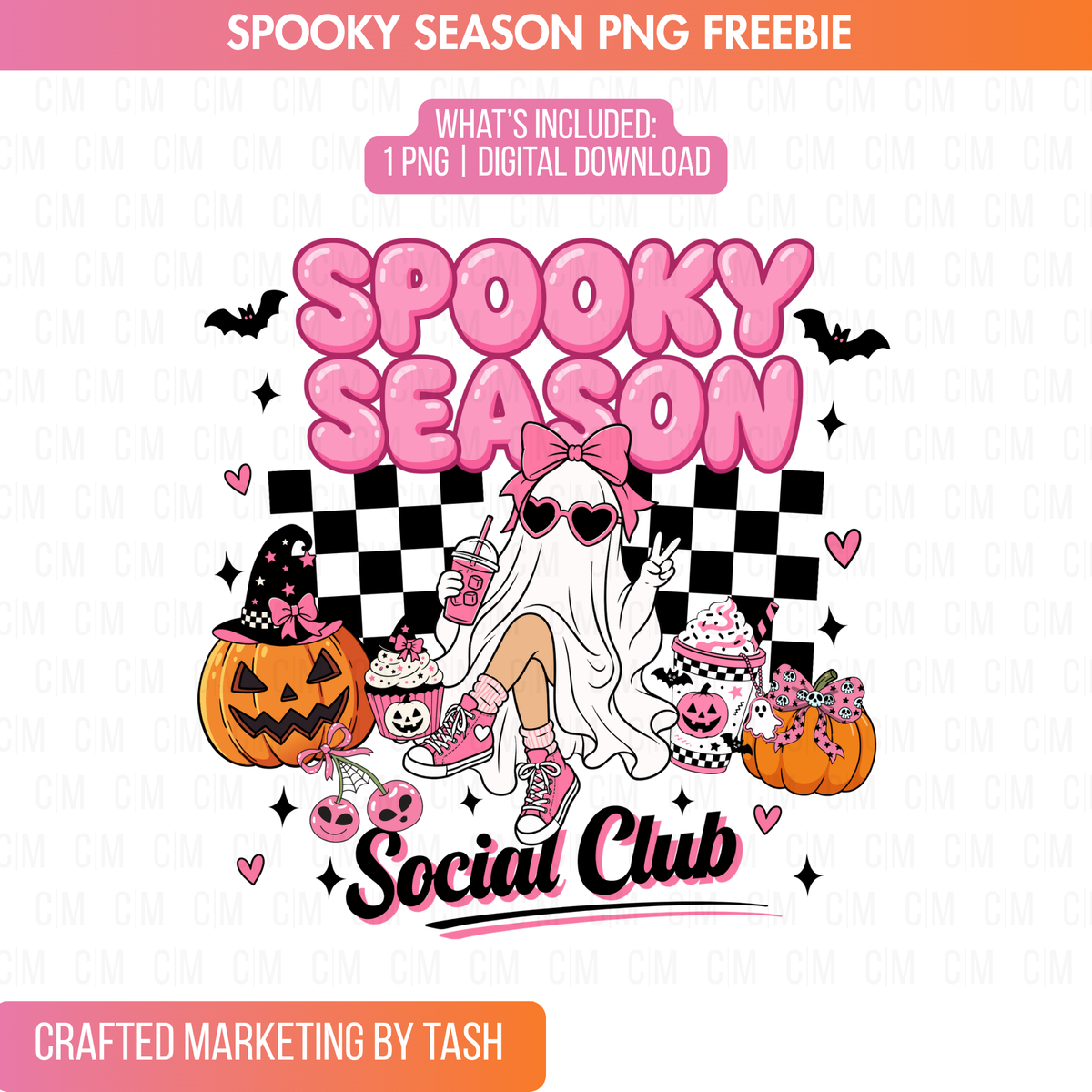 FREE Spooky Season Social Club PNG | Halloween Digital Download